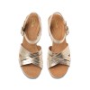 Clarks - Sabina Strap Champagne Leather