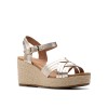 Clarks - Sabina Strap Champagne Leather