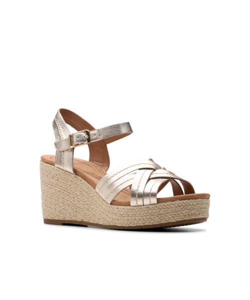 Clarks - Sabina Strap Champagne Leather Clarks - Sabina Strap Champagne Leather