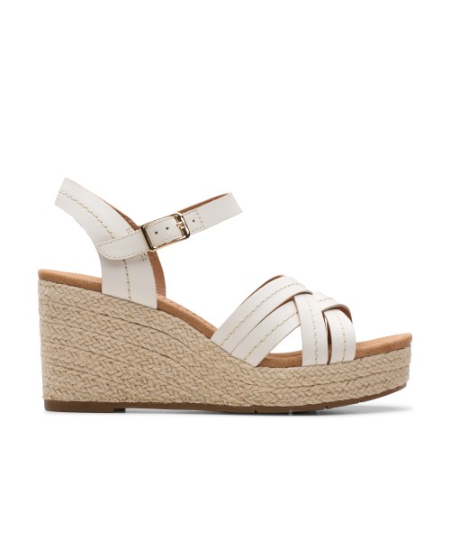 Clarks - Sabina Strap Cream Leather Clarks - Sabina Strap Cream Leather