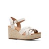 Clarks - Sabina Strap Cream Leather