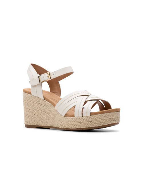 Clarks - Sabina Strap Cream Leather Clarks - Sabina Strap Cream Leather