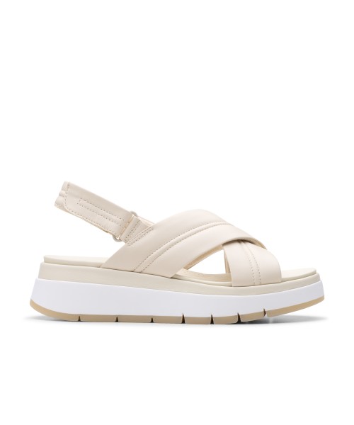 Clarks - Tuscan Cross Cream Leather Clarks - Tuscan Cross Cream Leather