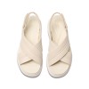 Clarks - Tuscan Cross Cream Leather