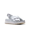 Clarks - Tuscan Cross Silver Leather