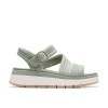 Clarks - Tuscan Strap Light Green Suede