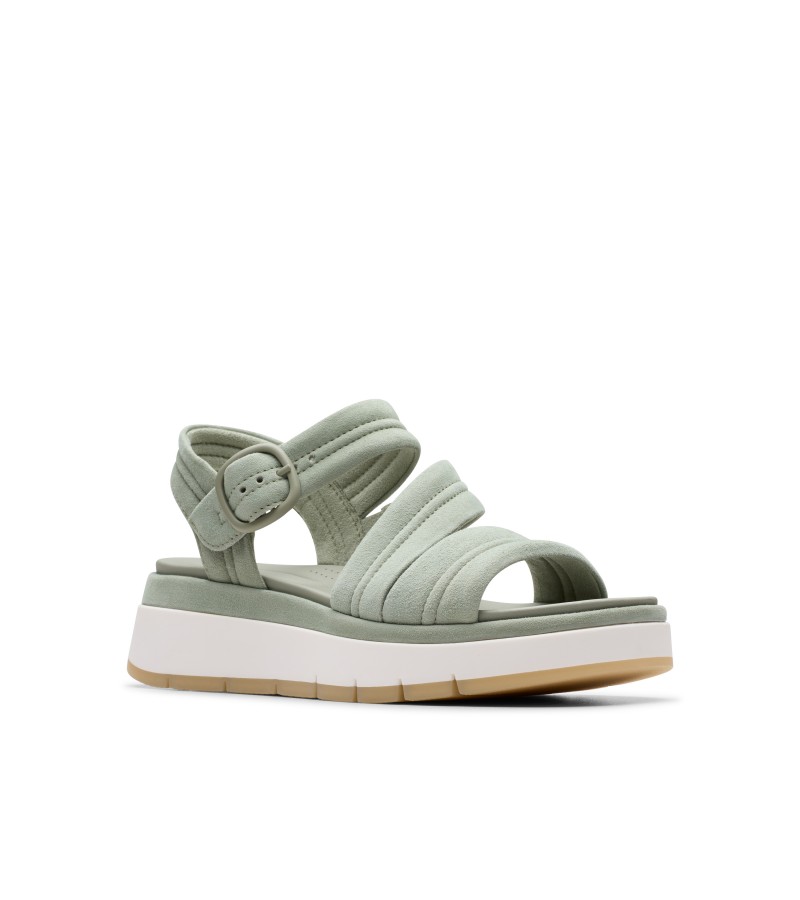 Clarks - Tuscan Strap Light Green Suede