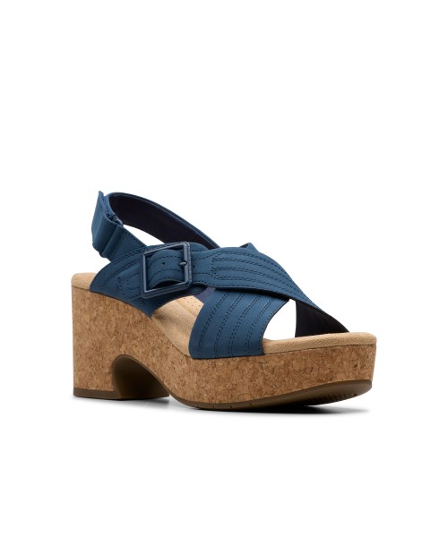 Clarks - Nerisa West Navy Nubuck Clarks - Nerisa West Navy Nubuck