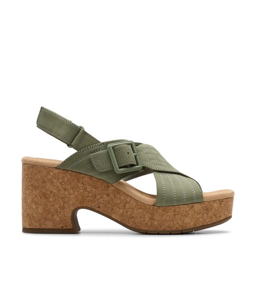 Clarks - Nerisa West Sage Nubuck Clarks - Nerisa West Sage Nubuck