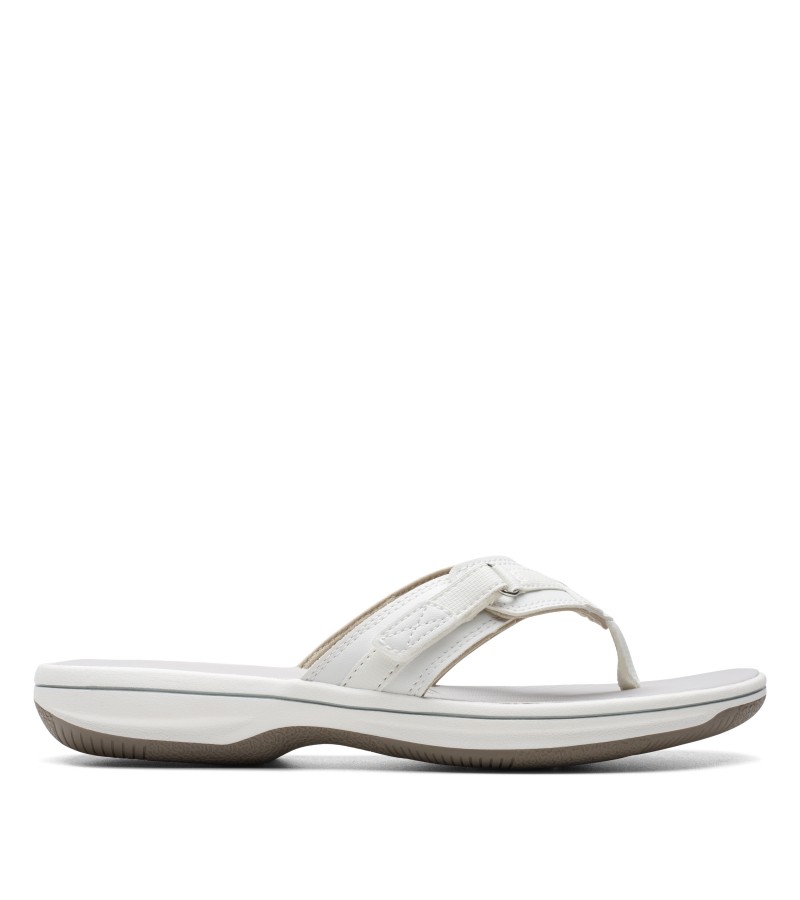 Clarks - Brinkley Sea White Synthetic