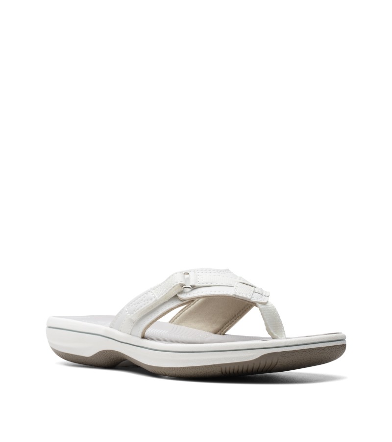 Clarks - Brinkley Sea White Synthetic