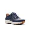 Clarks - Tivoli Zip Navy Leather