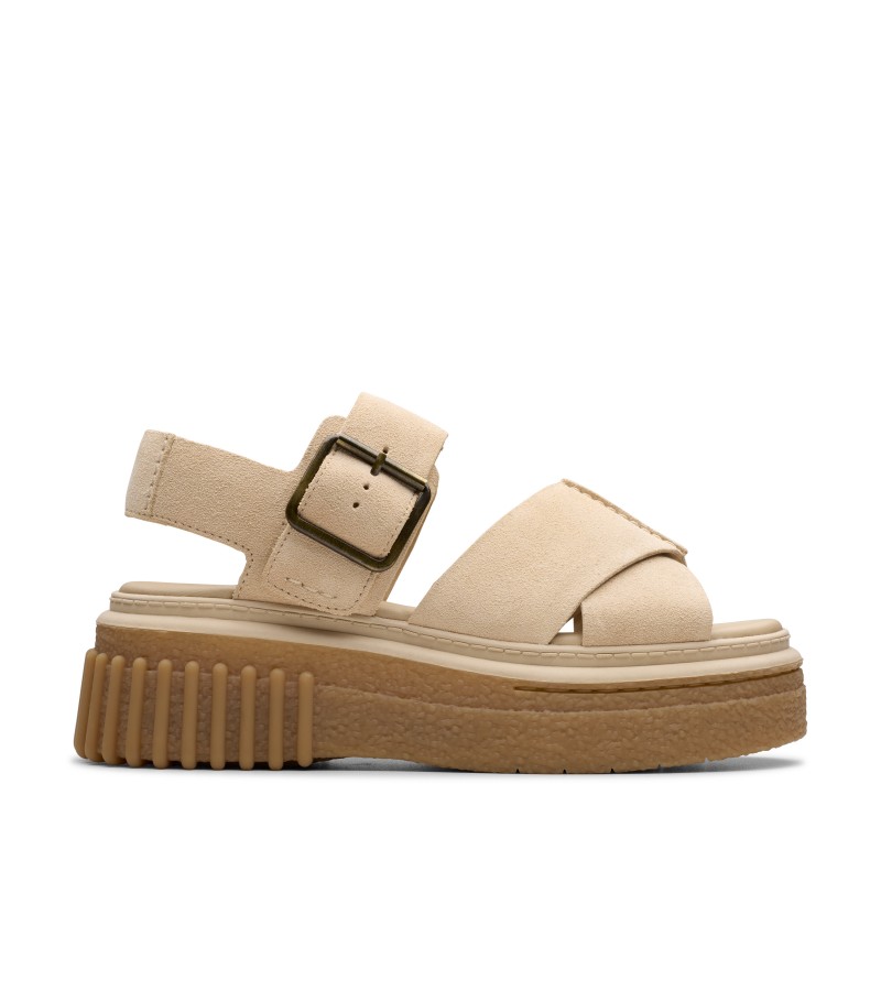 Clarks - Evamar Wish Ecru Suede