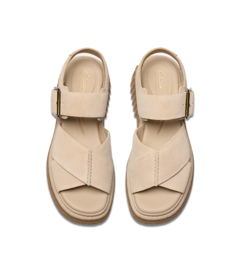 Clarks - Evamar Wish Ecru Suede