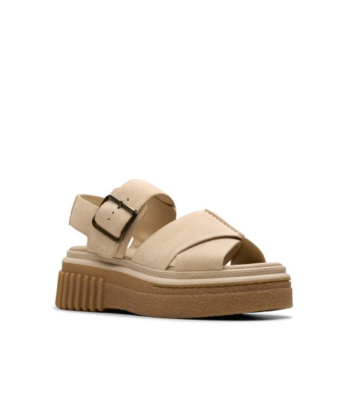 Clarks - Evamar Wish Ecru Suede