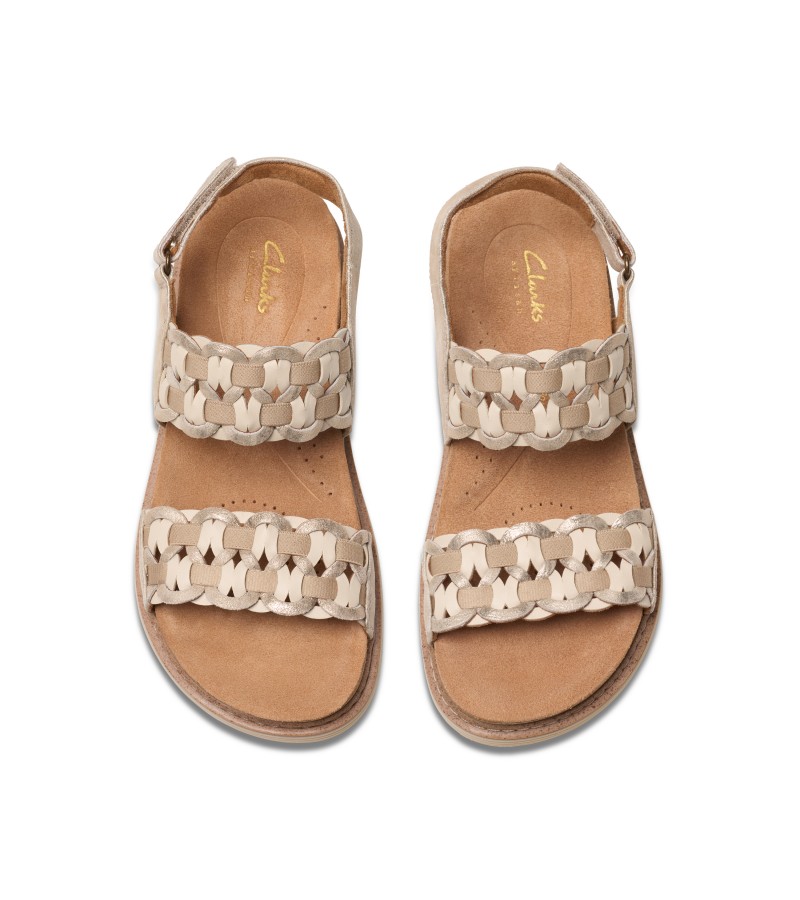 Clarks - Arwell Glide Metallic Combi Leather