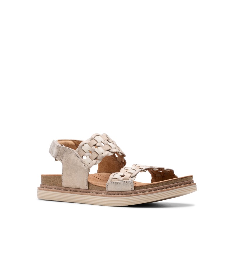 Clarks - Arwell Glide Metallic Combi Leather