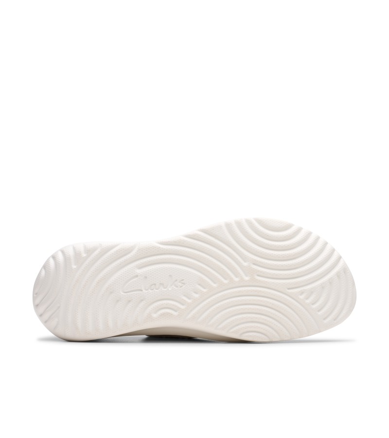 Clarks - Solevana Tie Off White