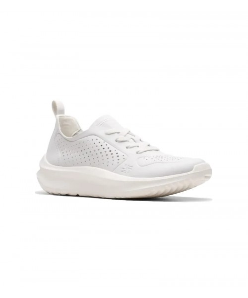 Clarks - Solevana Tie Off White
