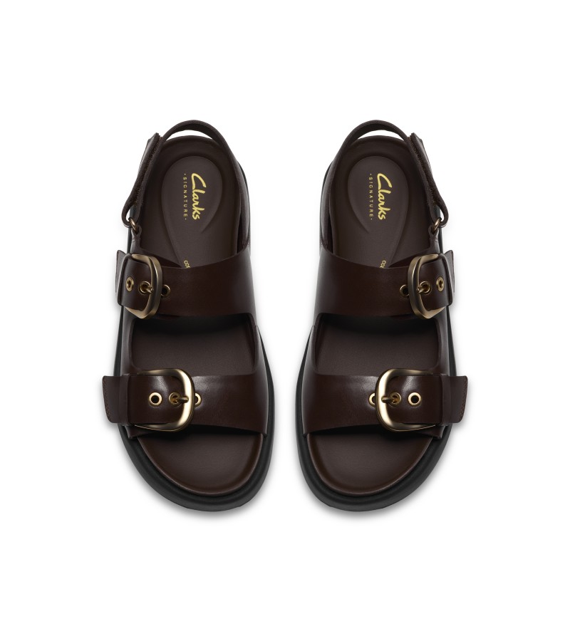 Clarks - Aristella Bay Dark Brown Leather