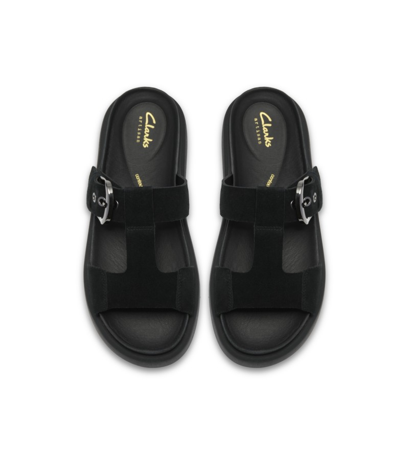 Clarks - Aristella West Black Suede