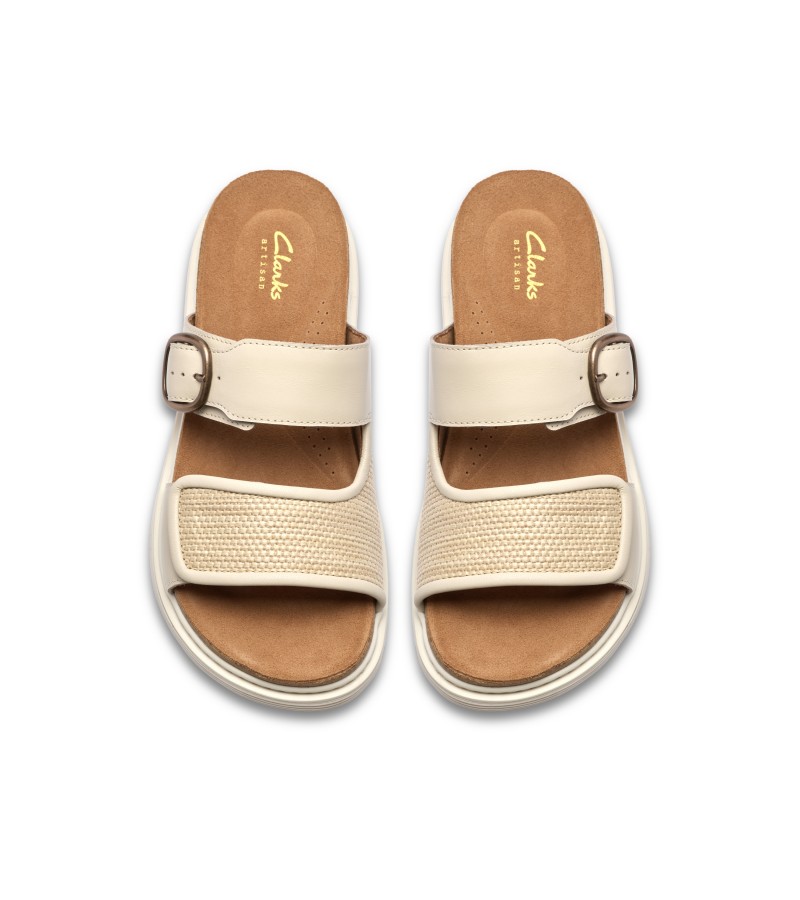 Clarks - Arwell Step Cream Leather