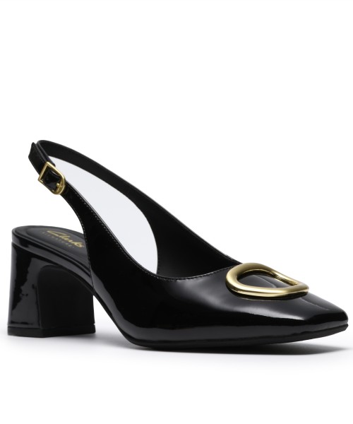 Clarks - Fernie Sling Black Patent