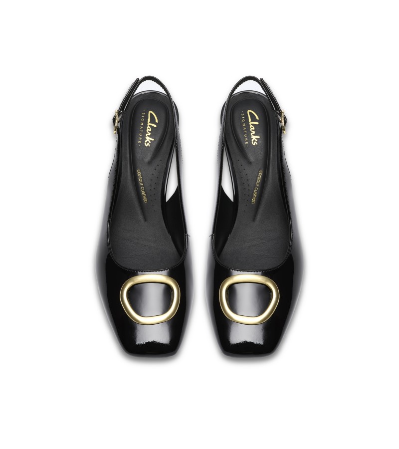 Clarks - Fernie Sling Black Patent Clarks - Fernie Sling Black Patent