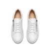Clarks - Hollyrose Zip White Leather
