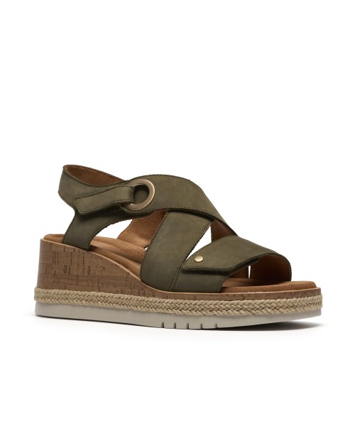 Clarks - Kidiki Sun Dark Olive Nubuck