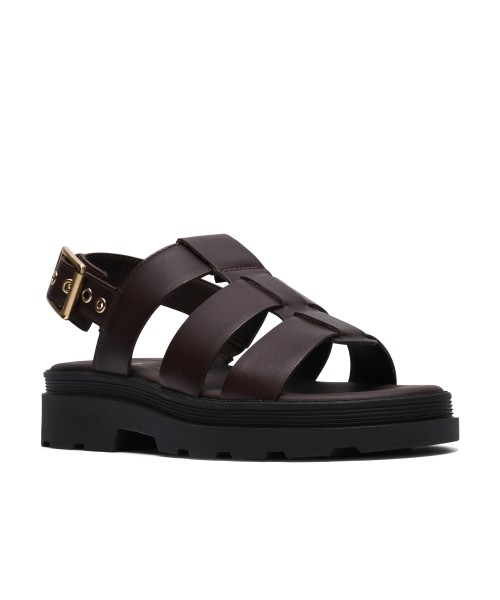 Clarks - Orinoco3 Strap Dark Brown Leather