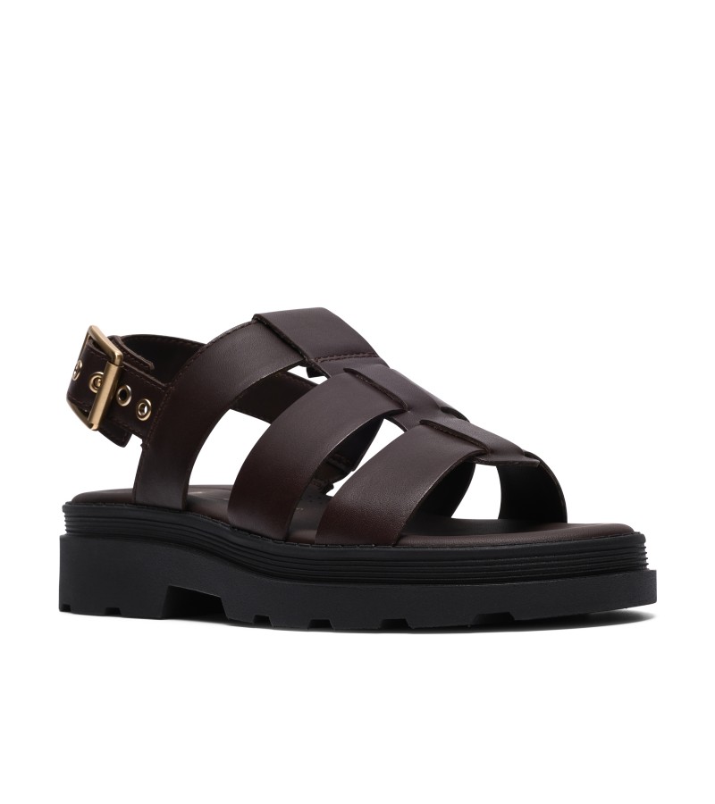 Clarks - Orinoco3 Strap Dark Brown Leather Clarks - Orinoco3 Strap Dark Brown Leather