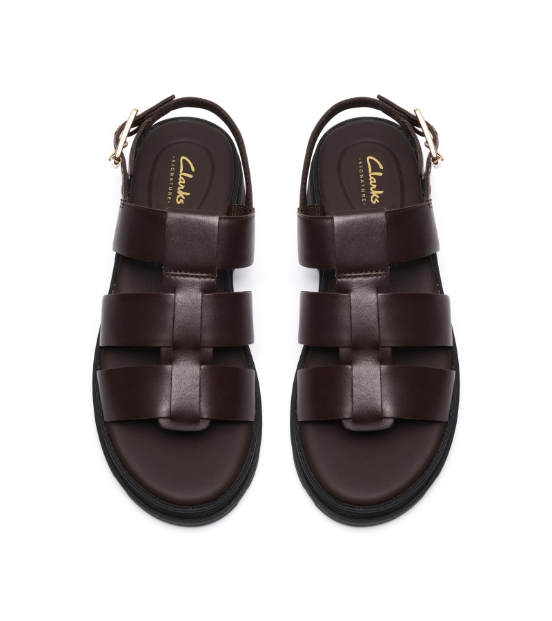 Clarks - Orinoco3 Strap Dark Brown Leather Clarks - Orinoco3 Strap Dark Brown Leather