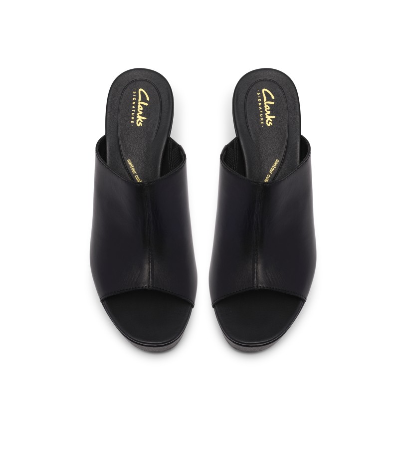 Clarks - Sabina Mule Black Leather