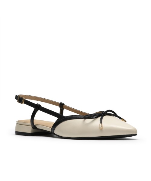Clarks - Sensa15 Bow Cream Leather