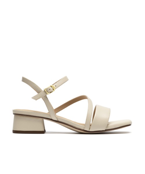 Clarks - Serina35 Strap Cream Leather