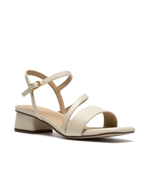Clarks - Serina35 Strap Cream Leather