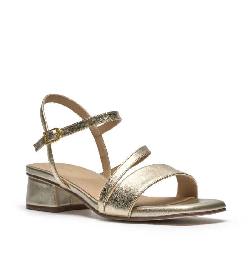 Clarks - Serina35 Strap Gold Leather Clarks - Serina35 Strap Gold Leather