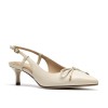 Clarks - Zarey Bow Cream Leather