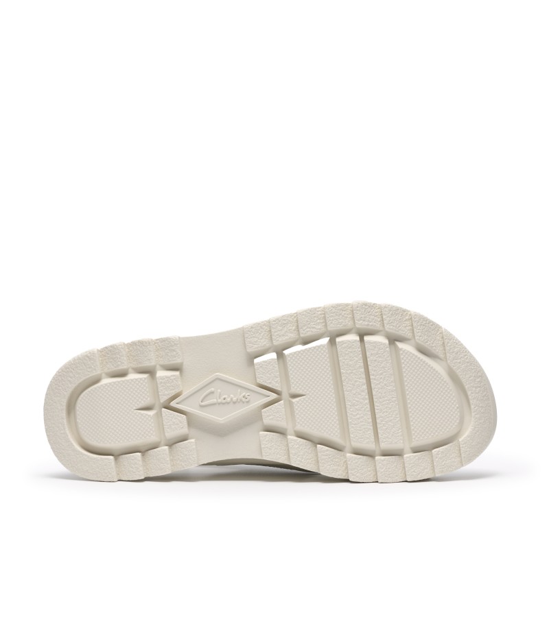 Clarks - DashLite Wish White Leather