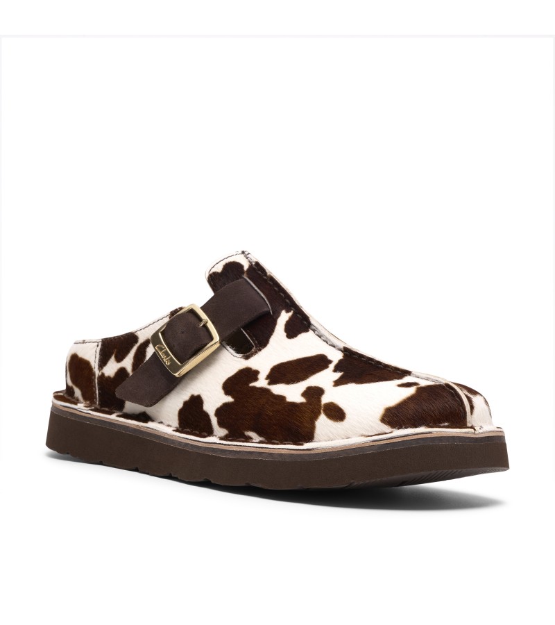 Clarks - Solsbury Mule. Cow Print Clarks - Solsbury Mule. Cow Print