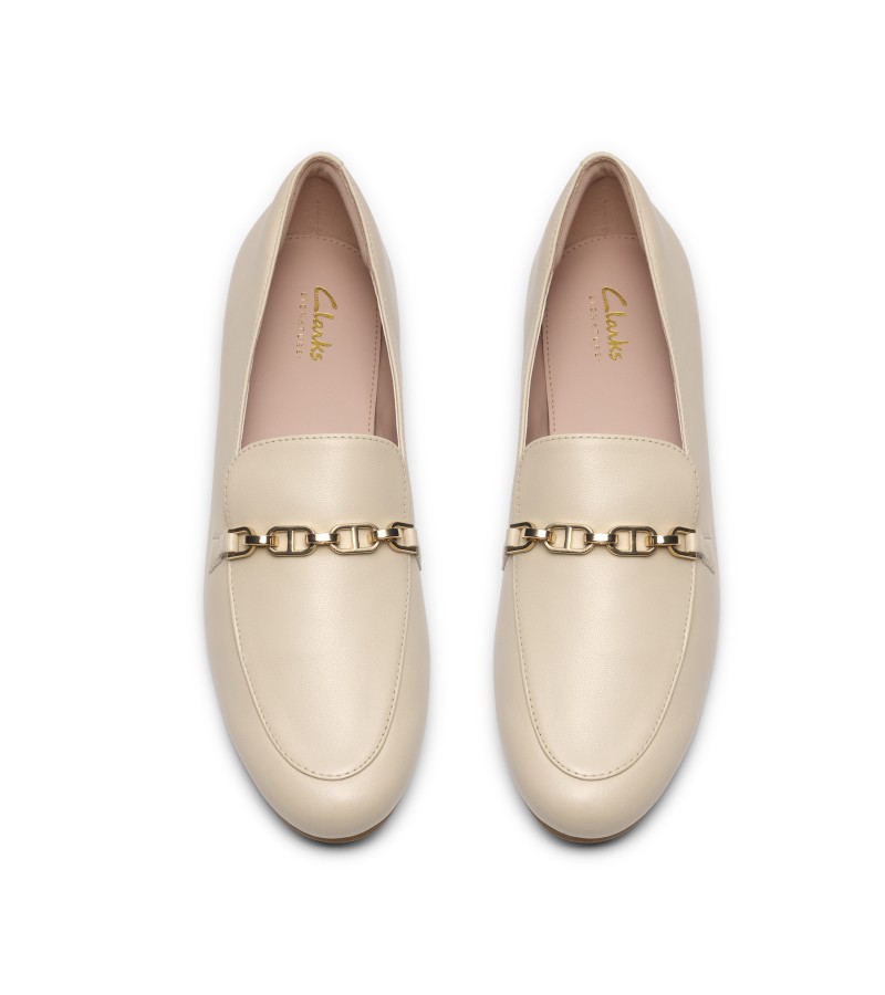 Clarks - Tamna Iris White Leather