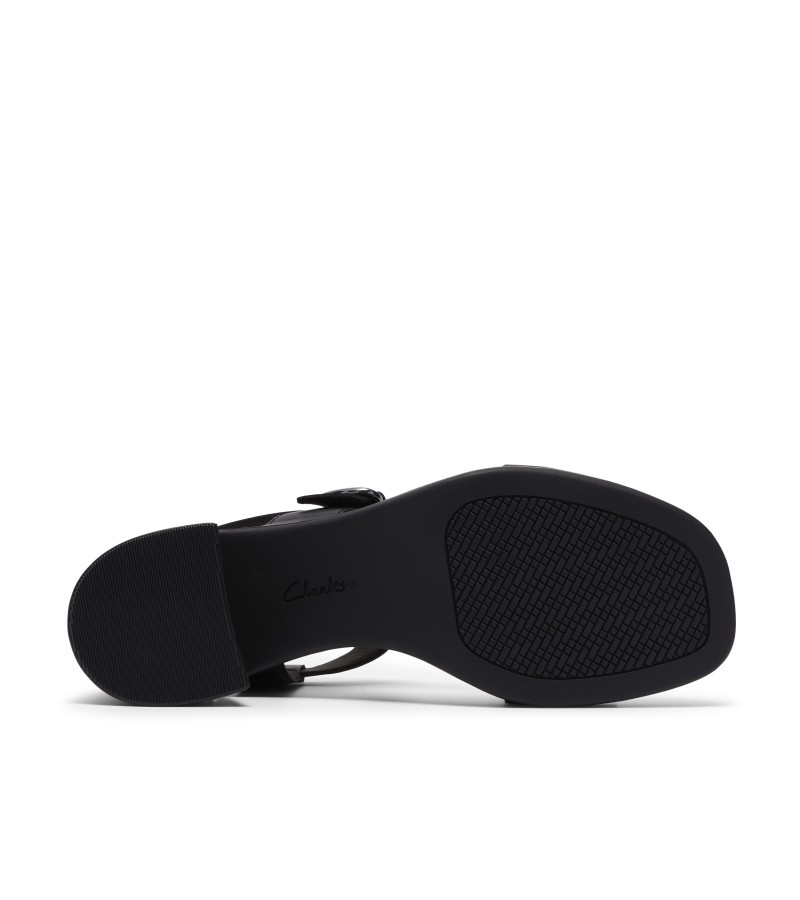 Clarks - Jaylan Sol Black Leather Clarks - Jaylan Sol Black Leather