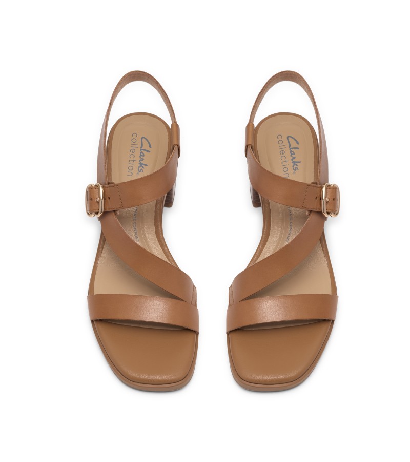 Clarks - Jaylan Sol Tan Leather