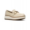 Clarks - Zylah Top Cream Leather
