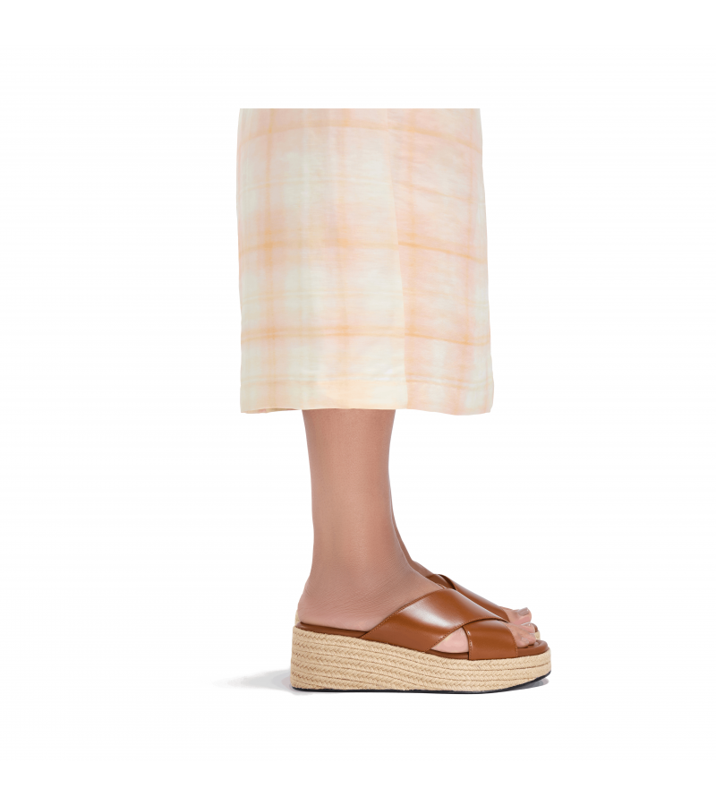 Clarks - Tessiah Mule Tan Leather