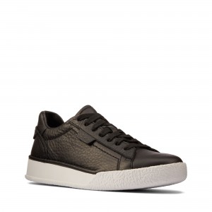 Clarks - Craft Cup Lace Black Leather Clarks - Craft Cup Lace Black Leather
