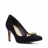 Clarks - Laina85 Trim Black Suede