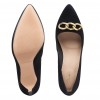 Clarks - Laina85 Trim Black Suede