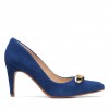 Clarks - Laina85 Trim Blue Suede